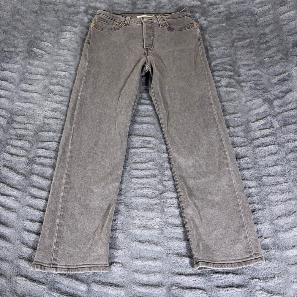 Levi's Women Straight Leg Jeans - Faded Gray